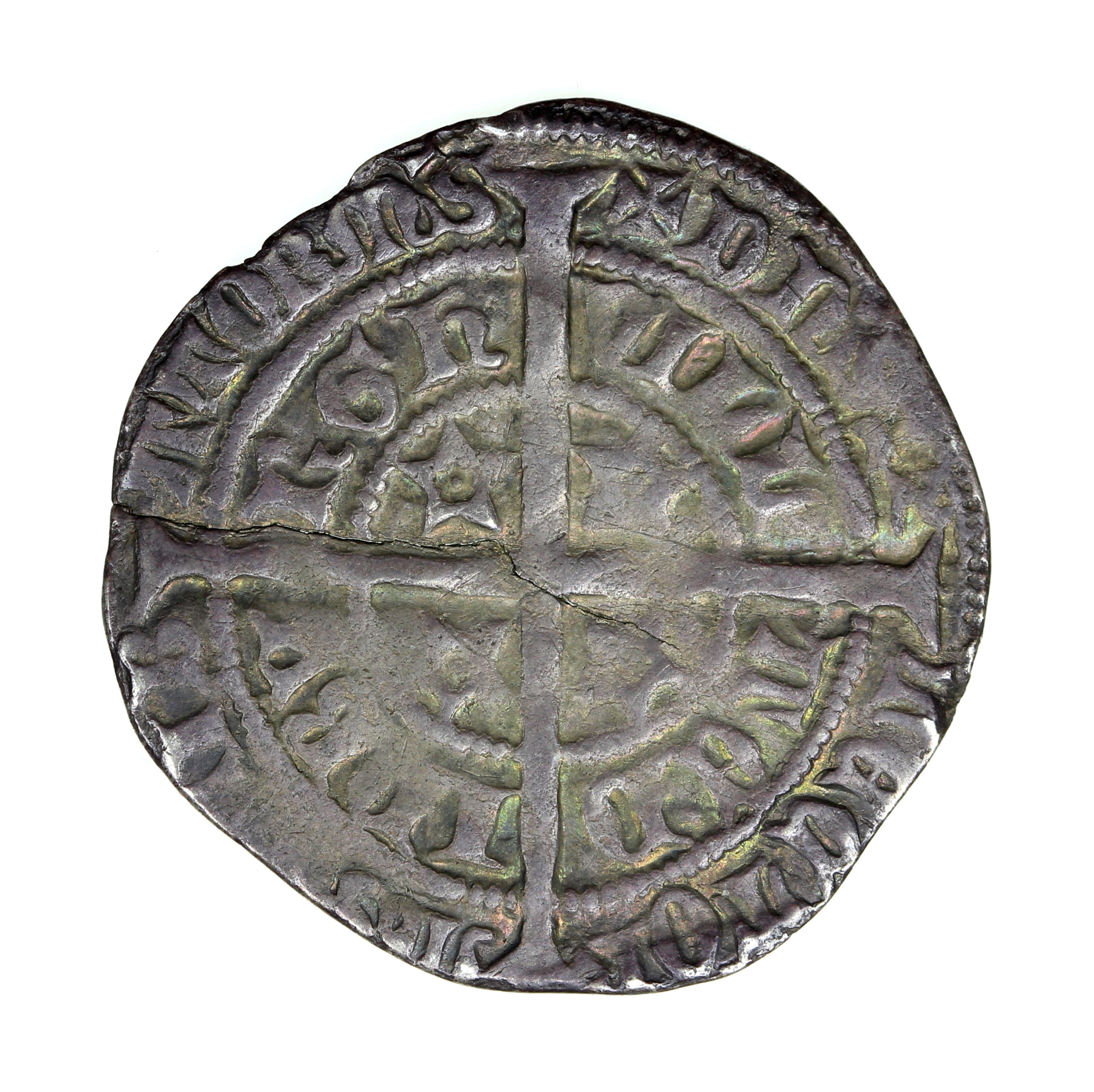SCOTLAND David II AD 1329-1371 Silver Groat 3rd issue Edinburgh mint - Image 2