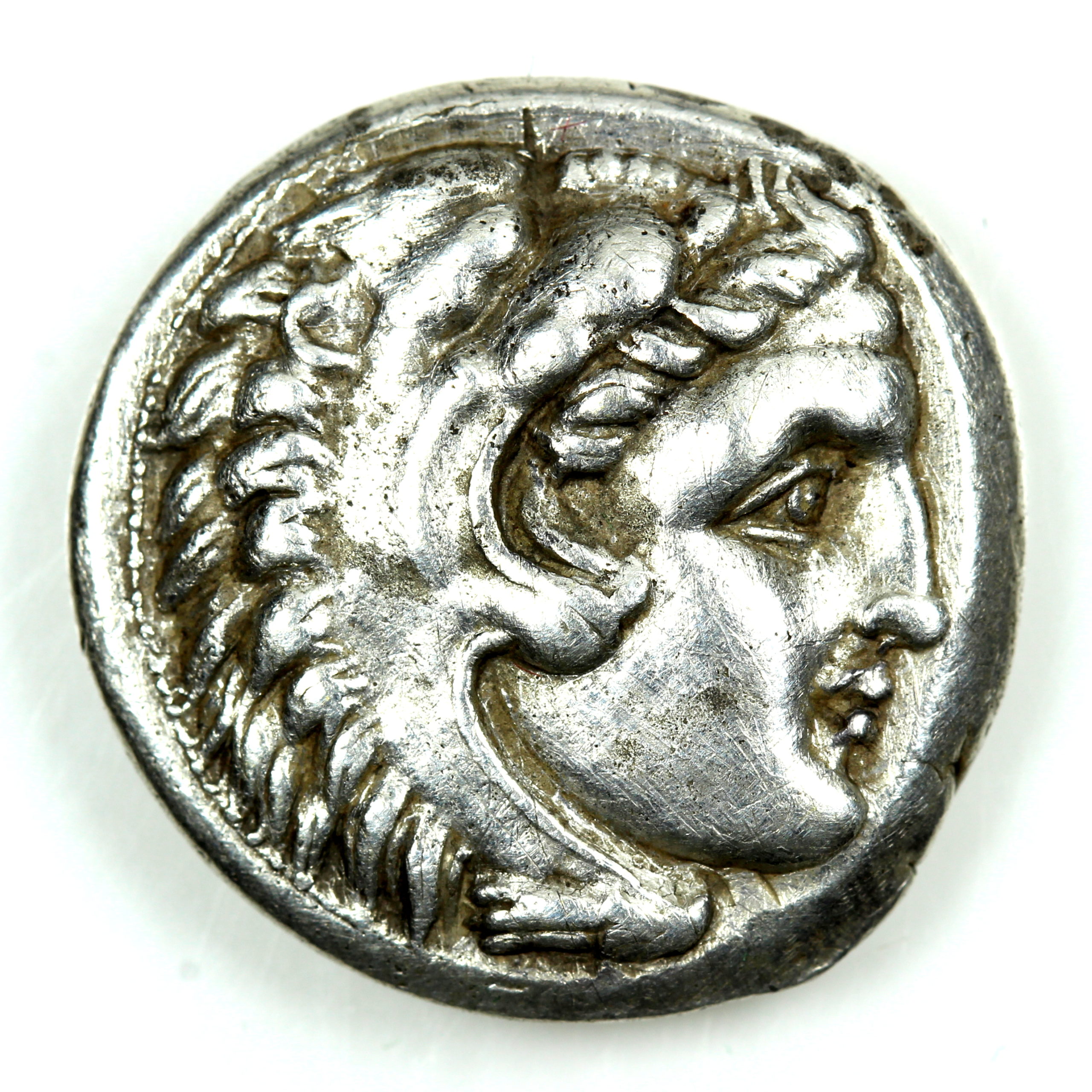 Macedon Alexander The Great 336-323 BC Lifetime Silver Drachm