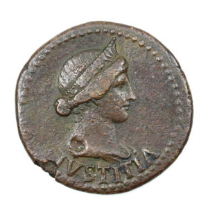 Livia 27 BC-AD 14 wife of Augustus Bronze Dupondius