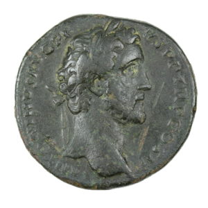 Antoninus Pius AD 138-161 Bronze Sestertius BRITAN Very Rare