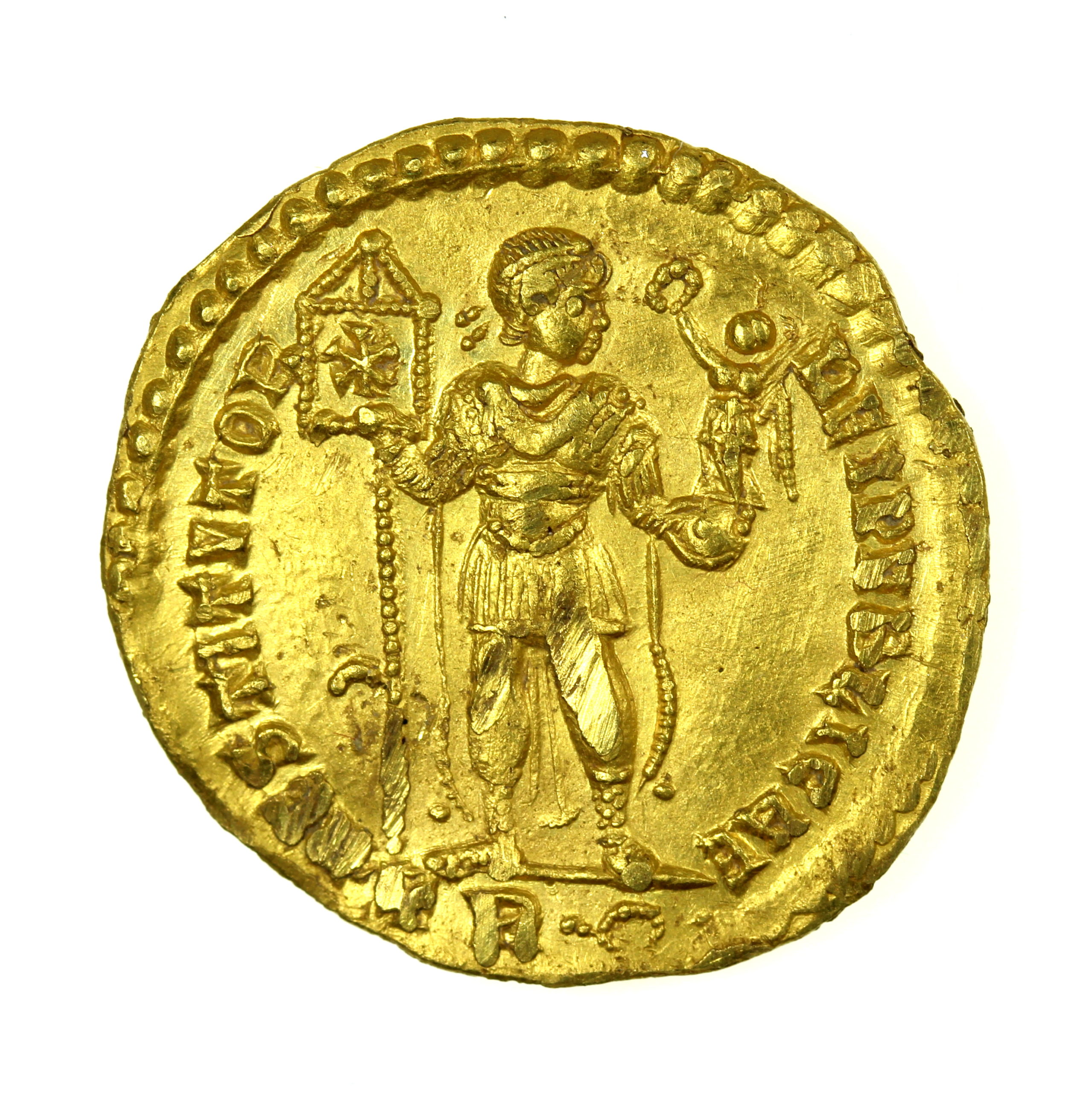 Valens AD 364-378 Gold Solidus Rome mint Scarce - Image 2