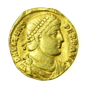 Valens AD 364-378 Gold Solidus Antioch mint