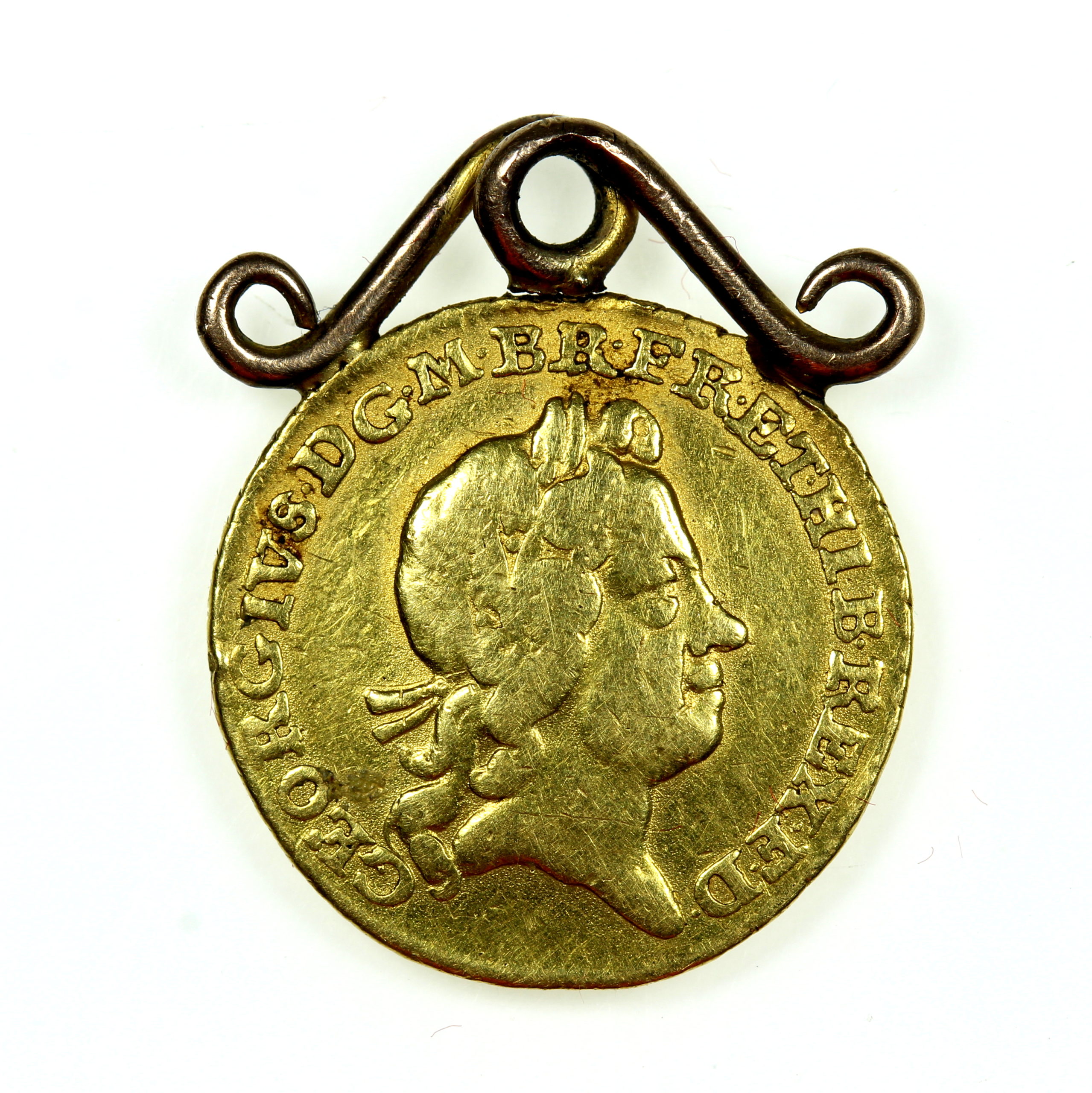 George I AD 1714-1727 Gold Quarter Guinea