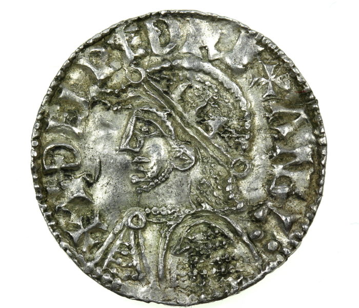 Aethelred II The Unready AD 978-1016 Silver Penny Helmet type Canterbury