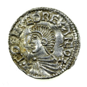 Aethelred II The Unready AD 978-1016 Silver Penny Long Cross type Canterbury