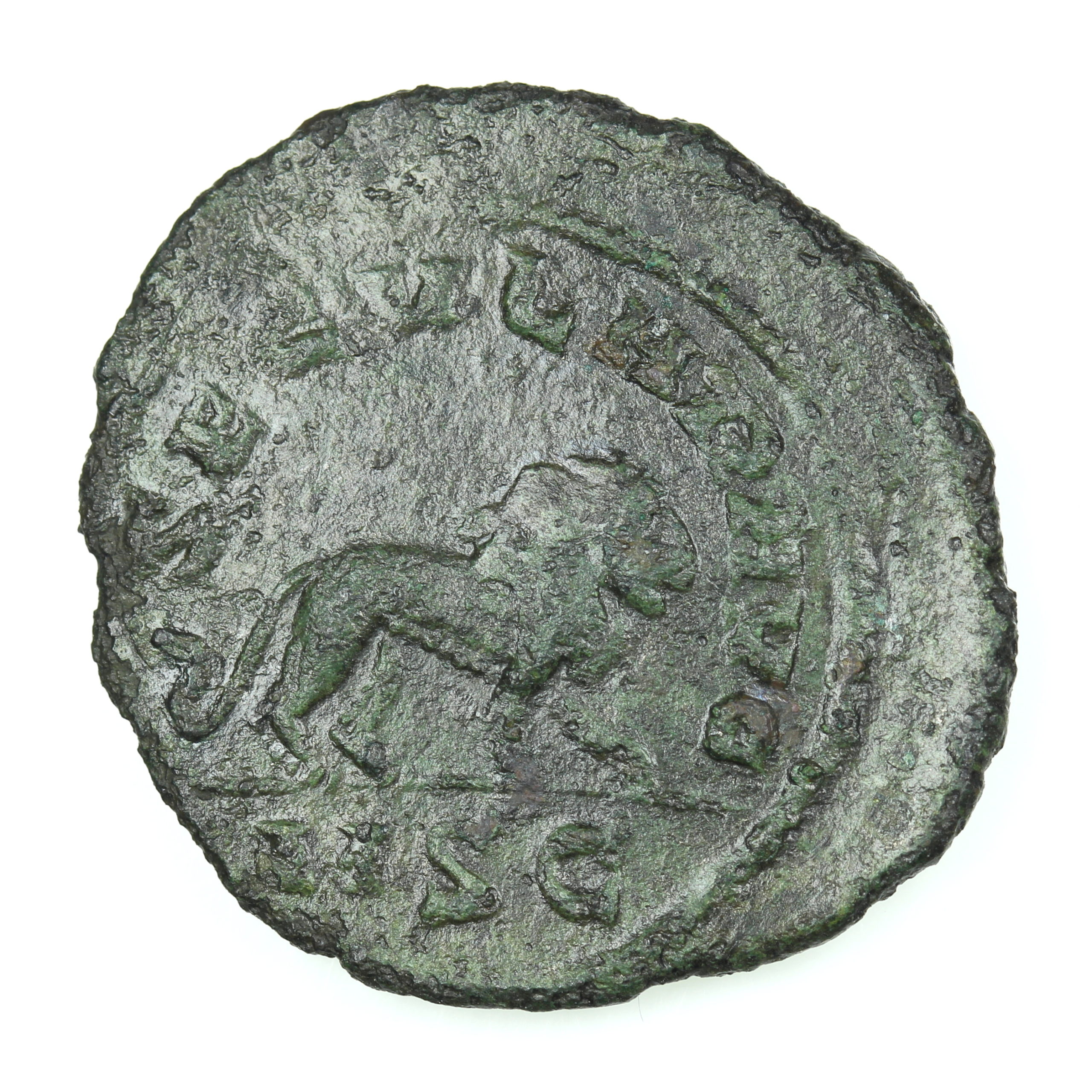 Carausius AD 286 -293 Antoninianus Lion walking Secular Games - Image 2