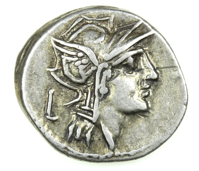 Roman Republic D. Junius L. f. Silanus 91 BC Silver Denarius