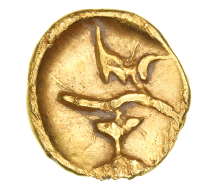 Gallo Belgic 3rd-1st Century BC Gold Quarter Stater
