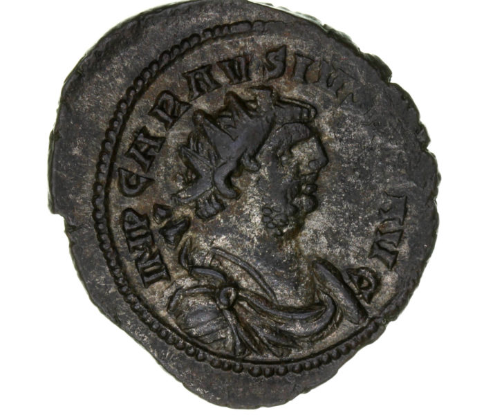 Carausius AD 286-293 Bronze Antoninianus Legion XX VV Boar *Extremely Rare*