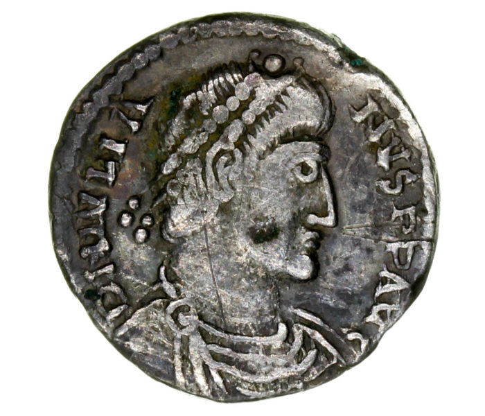 Julian II Apostate AD 360-363 Silver Siliqua Trier mint Barbarous copy
