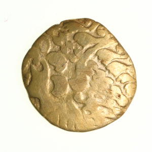 Gallo Belgic 3rd-1st Century BC Gold Quarter Stater Broad Flan