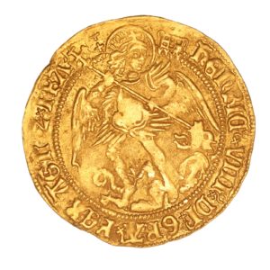 Henry VIII AD 1509-1547 Gold Angel 1st Coinage