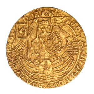 Edward IV AD 1461-1483 Gold Ryal / Rose Noble York