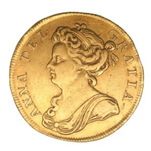 Anne AD 1702-1714 Gold Two Guineas AD 1711