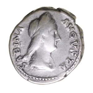 Sabina wife of Hadrian AD 117-138 Silver Denarius Rome
