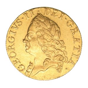 George II AD 1727-1760 Gold Guinea AD 1752