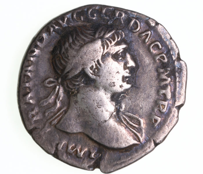 Trajan AD 98-117 Silver Denarius Rome