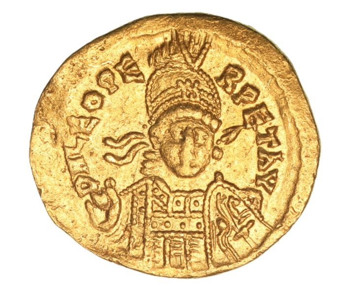 Leo I AD 457-474 Gold Solidus Constantinople