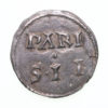 France Charles the Bald (Le Chauve) AD 840-877 Silver Denier Paris *Rare* - Image 2