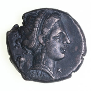 Campania Neopolis 320-330 BC Silver Didrachm