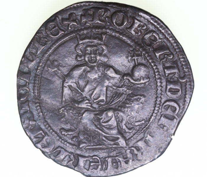 Italy Naples Robert of Anjou AD 1309-1434 Silver Gigliato