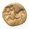 Gallic Belgic 3rd-1st Century BC Gold Quarter Stater - Image 2