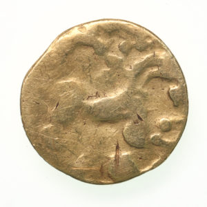 Gallic Belgic 3rd-1st Century BC Gold Quarter Stater