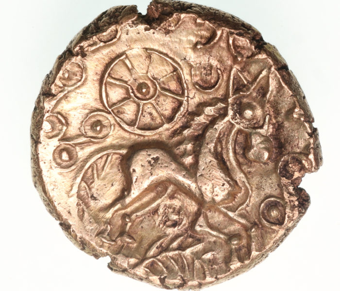 Catuvellauni Addedomaros 45-25 BC Gold Stater *Unique*