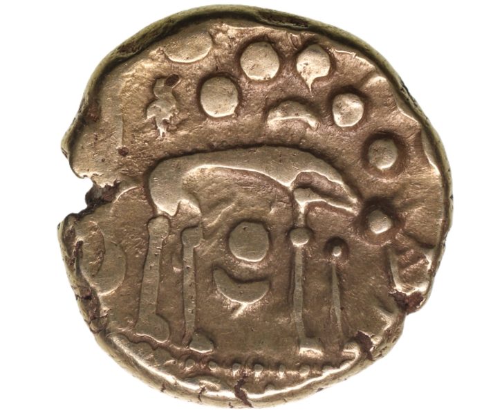 Iceni 50 BC - AD 43 Gold Stater Norfolk Wolf