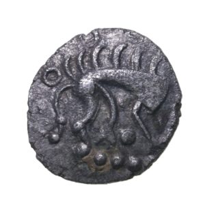 Iceni 50 BC - AD 43 Silver Half Unit Stickman Boar