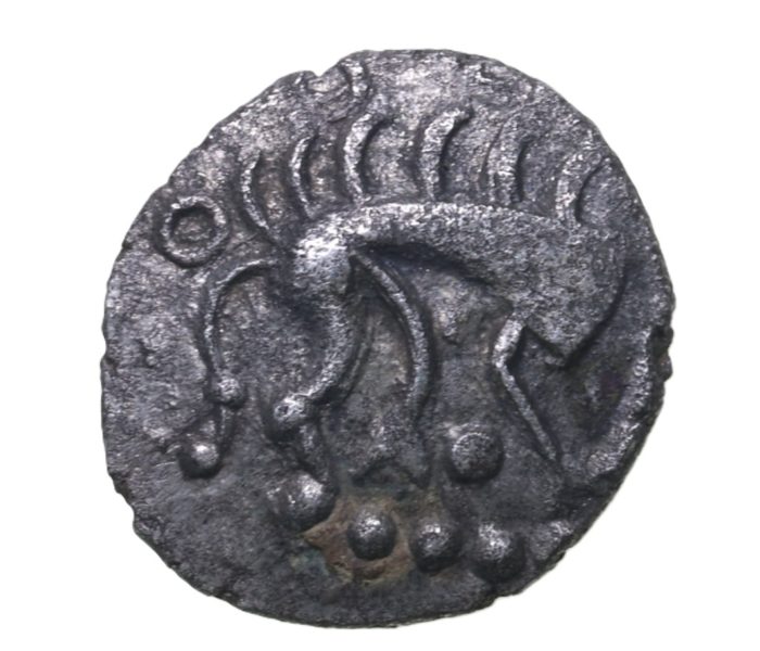 Iceni 50 BC - AD 43 Silver Half Unit Stickman Boar