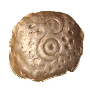 Corieltavi 50 BC - AD 50 Gold Quarter Stater Lindsey Scyphate *Very Rare*