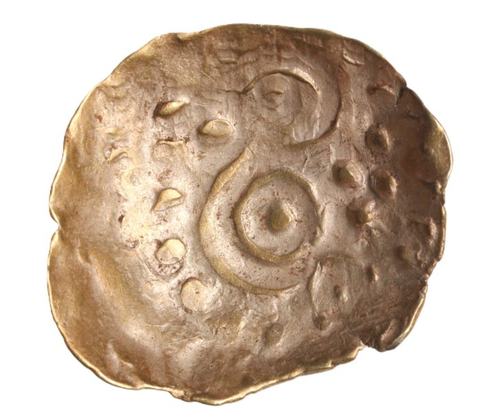 Corieltavi 50 BC - AD 50 Gold Quarter Stater Lindsey Scyphate *Very Rare*