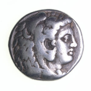 Macedon Alexander The Great 336-323 BC Lifetime Silver Drachm