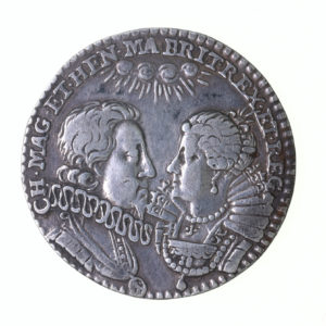 Charles I AD 1625-1649 Silver Wedding Medal