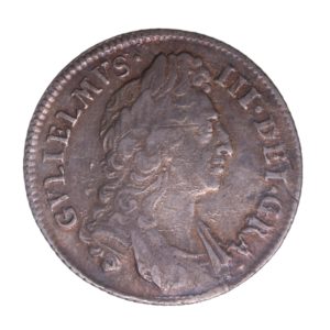 William III AD 1694-1702 Silver Shilling AD 1696