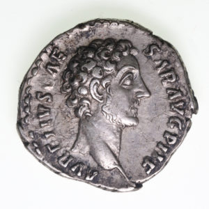 Marcus Aurelius as Caesar AD 161-180 Silver Denarius