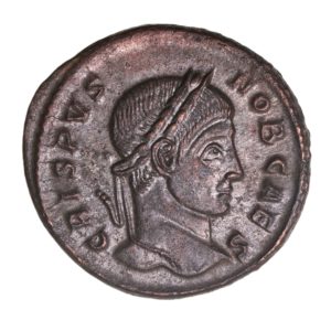Crispus AD 316-326 Bronze Follis Arles