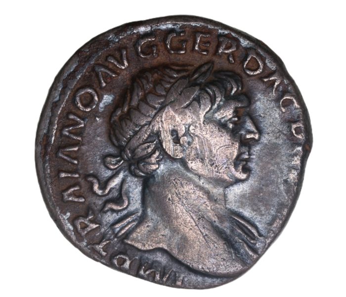 Trajan AD 98-117 Silver Denarius Rome