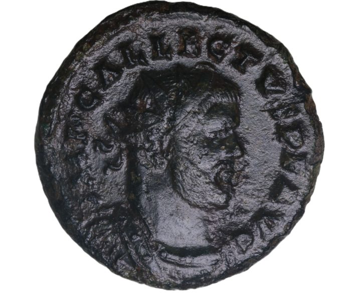 Allectus (Usuper) AD 293-296 Billon Antoninianus Colchester