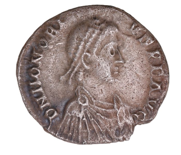 Honorius AD 393-423 Silver Siliqua Milan