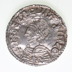 Aethelred II AD 978-1016 Silver Penny Helmet type Stamford
