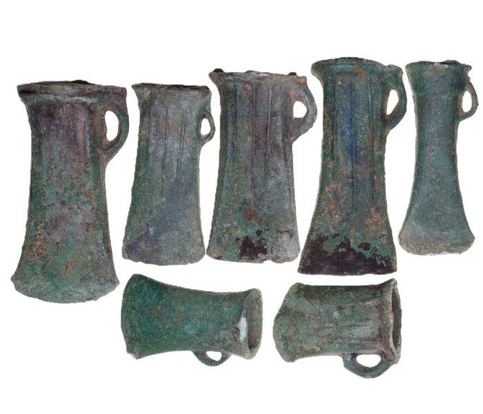 Bronze Age Hoard of Socketed Axe Heads 1000-800 BC Found Welsh St Donats