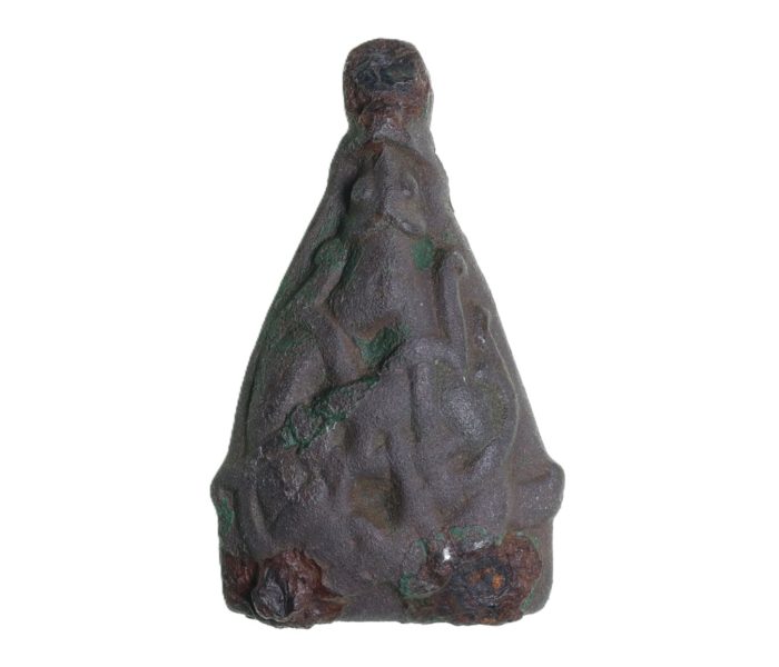 Anglo Saxon / Viking Copper Alloy Zoomorphic Stirrup Mount 9th-10th Century AD