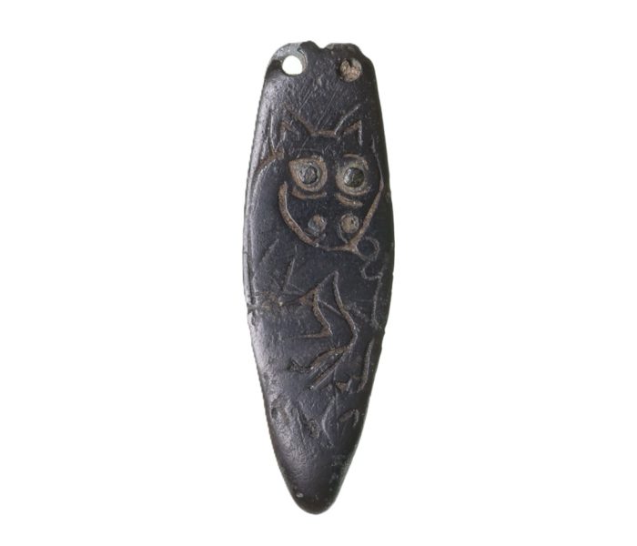 Anglo Saxon Copper Alloy Zoomorphic Strap End 6th-7th Century AD