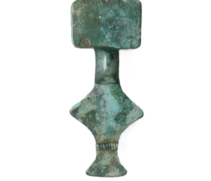 Anglo Saxon Copper Alloy Squared Headed Brooch 6th-7th Century AD