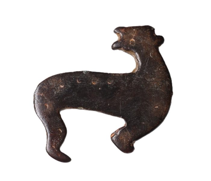 Roman Copper Alloy Zoomorphic Plate Brooch 2nd-3rd Century AD