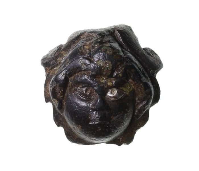 Roman Copper Alloy Bacchus Mount 1st-2nd Century AD