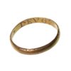Medieval Gold Posy Ring '*DEVOP FES * TON' 16th Century AD - Image 2