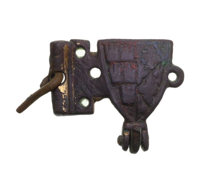 Medieval Copper Alloy Heraldic Pendant Device 14th-15th Century AD